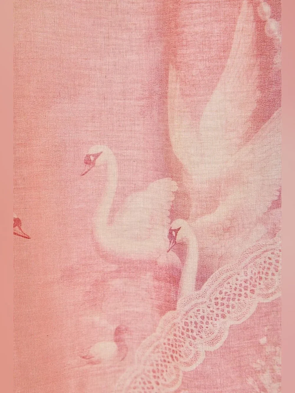 🪷NIB Urban Outfitters UO Home Cherub Patterned Shower Curtain, 72x72